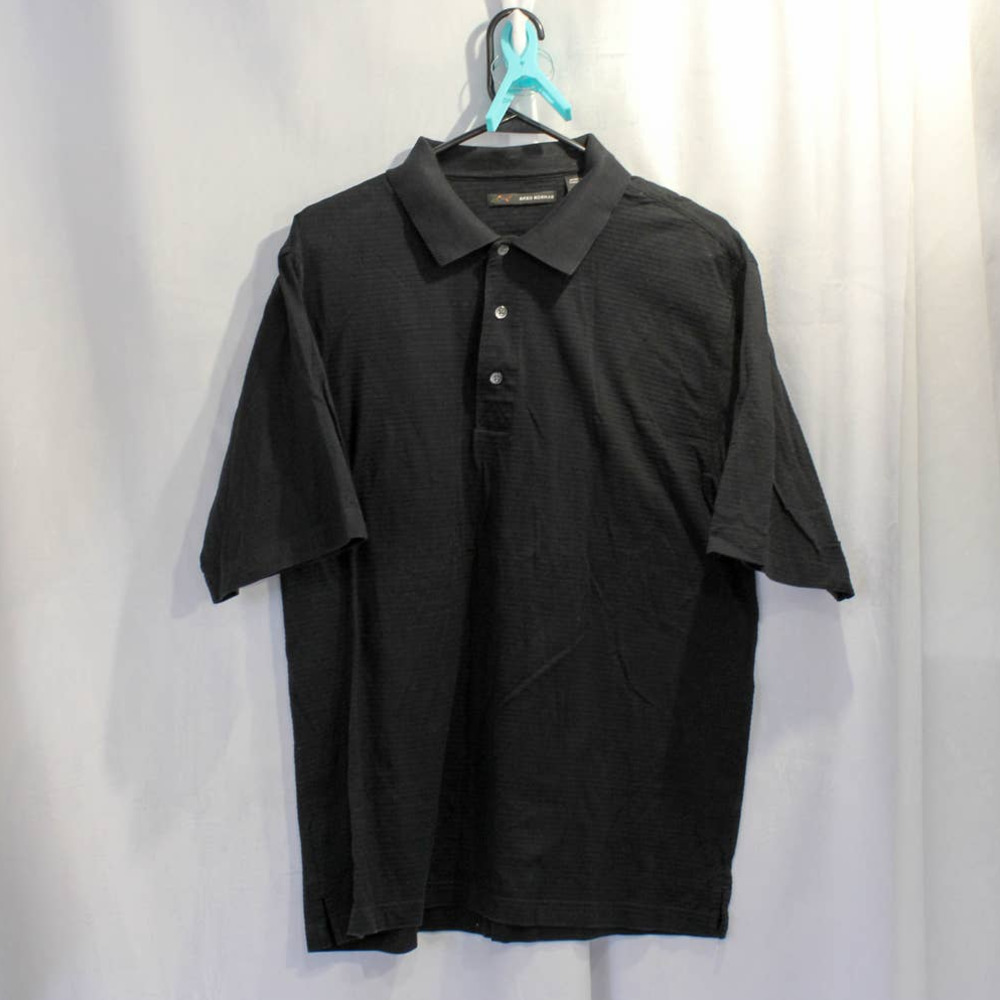 Greg Norman Black Short Sleeve Polo